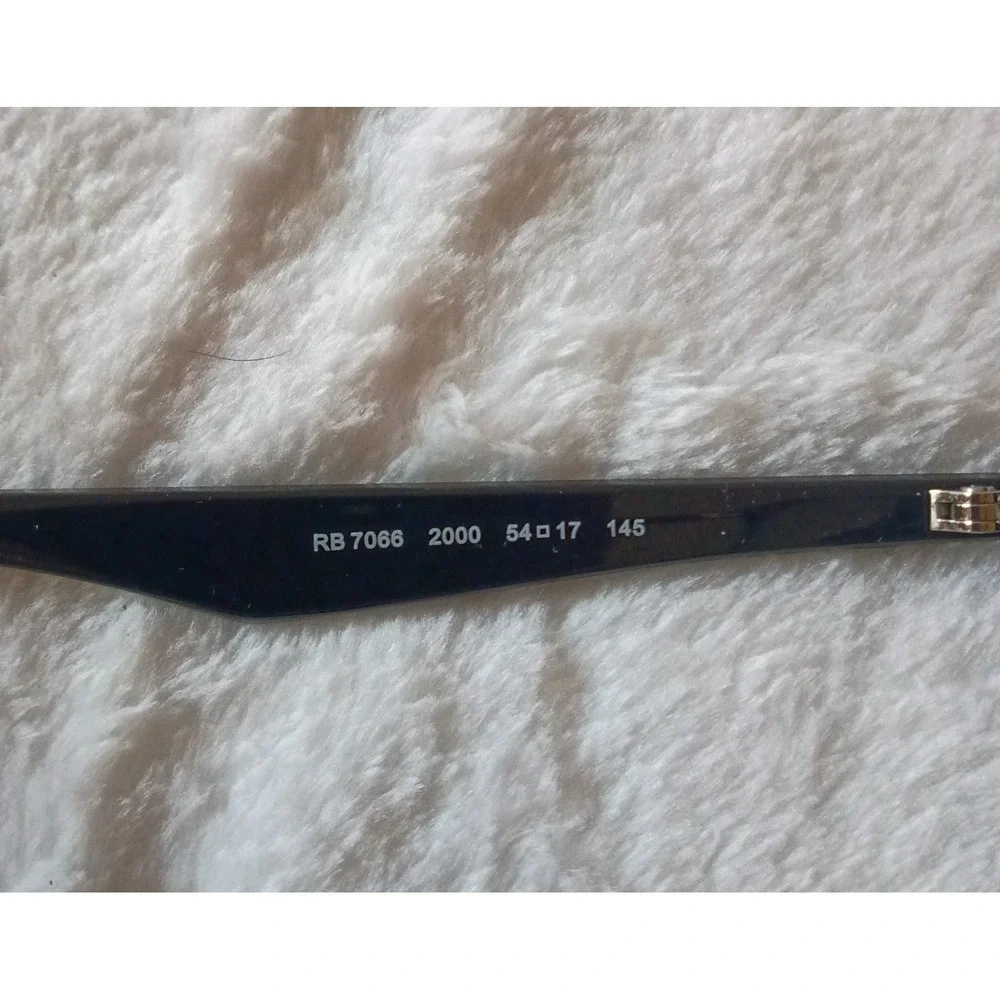 Ray-Ban RB7066 2000 Black Eyeglass Frames 54-17-145 w/ Case Authentic